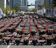 주말 서울 도심 노동계·시민단체 집회…광화문·용산 교통혼잡