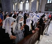 명동대성당서 열린 '주님 부활 대축일 미사'