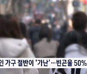 1인 가구 빈곤율 47.2%…혼자 사는 노인 10명 중 7명 '빈곤층