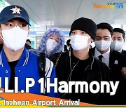 피원하모니(P1Harmony), 잘 다녀왔습니다 (뮤직뱅크 인 파리 입국)[뉴스엔TV]