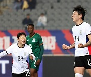 ‘돌아온’ 여자축구 박은선, 멀티 득점포로 위력과시