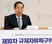 규제자유특구위원회, 발언하는 한덕수 총리