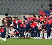 잠비아전 대승 거둔 여자축구대표팀[스경포토]