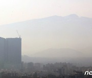 제주 미세먼지 경보 발령…도, "실외활동 자제" 당부