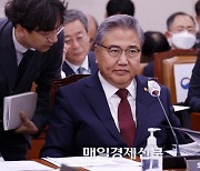 [포토] 외통위 참석한 박진 외교장관