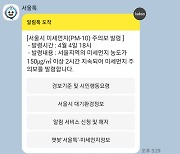 서울시 대기정보, 카카오 알림 '서울톡'으로 제공