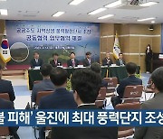 ‘산불 피해’ 울진에 최대 풍력단지 조성