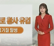 [날씨] 황사 유입, 내일 미세먼지 '매우나쁨'…곳곳 비