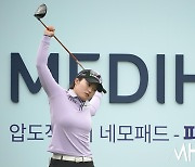 [Ms포토] 김서윤 '이미지 스윙으로 스트레칭'