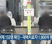 충북 어제 155명 확진…재택치료자 1,900여 명