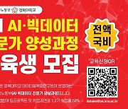 경북대, AI·빅데이터 전문가 양성과정 4기 교육생 모집