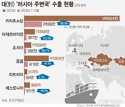 [그래픽] 대(對) ‘러시아 주변국’ 수출 현황