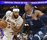 Lakers Grizzlies Basketball