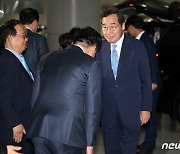 이낙연 미국 출국길