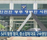 회삿돈 54억 횡령 혐의, 중소업체 대표 구속영장