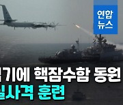 [영상] 상공엔 전폭기 수중엔 핵잠…러 태평양함대, 전투준비태세 훈련