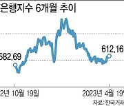 같은 금융주, 엇갈린 주가…증권 오르고 은행은 '잠잠'