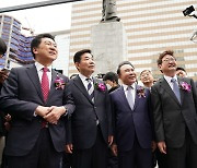 한국보도사진전 찾은 김기현·김진표·윤홍근·박보균