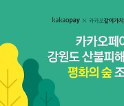 카카오페이, 강원도 산불피해지역에 ‘평화의 숲’ 조성