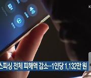 보이스피싱 전체 피해액 감소…1인당 1,132만 원