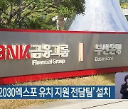 BNK금융, ‘2030엑스포 유치 지원 전담팀’ 설치