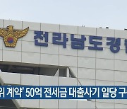 ‘허위 계약’ 50억 전세금 대출사기 일당 구속