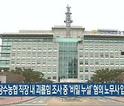 장수농협 직장 내 괴롭힘 조사 중 ‘비밀 누설’ 혐의 노무사 입건