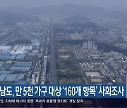 경상남도, 만 5천 가구 대상 ‘160개 항목’ 사회조사