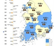 전국 땅값 12년6개월만에 분기 하락 전환…거래량도 감소