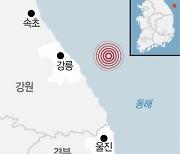 사흘새 지진 17번···동해가 불안하다