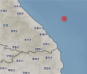 기상청 "강원 동해 북동쪽 바다서 규모 3.5 지진…피해 없을 듯"