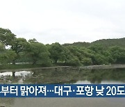 대구·경북 오후부터 맑아져…대구·포항 낮 20도