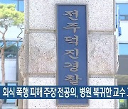 회식 폭행 피해 주장 전공의, 병원 복귀한 교수 고소