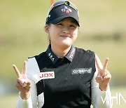 [Ms포토] 리슈잉 '브이 가득 메이저 사냥 나선다'