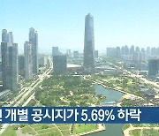 인천 개별 공시지가 5.69% 하락