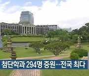 경북대 첨단학과 294명 증원…전국 최다