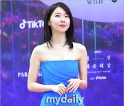 [MD포토] 주현영 '웃음끼 빼고 아름답게'