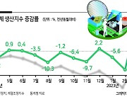 ‘기저효과’ 반도체 생산 3월 35% 깜짝 반등