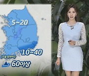 [날씨] 주말 요란한 비…동해안 강풍예비특보