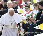 APTOPIX Hungary Pope