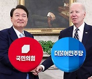 "무한·영원한 번영" "텅 빈 쇼핑백"‥여야, 국빈방미 극과극 평가