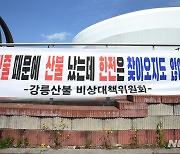 "전깃줄 때문에 산불, 한전 찾아오지도 않아" 강릉산불비대위