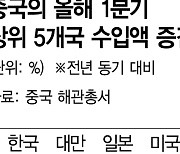 韓, 1분기 對中수출 28% 뚝···주요국 중 최대