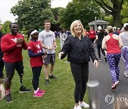 Jill Biden Military Kids Workout