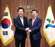 이상일 용인시장, 오세훈 서울시장과 만나 3호선 연장 문제 논의