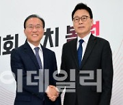 박광온 원내대표단, 여야 지도부 예방하며 본격 활동 시작(종합)