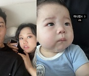 제이쓴♥홍현희 아들, 눈은 엄마·하관은 아빠…슬슬 자리잡는 이목구비 "많이 컸다"