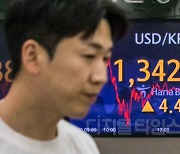 [포토] 원·달러 환율, 4.4원 상승...1342.1원 마감