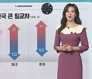 [날씨클릭] 맑고 낮동안 따뜻·큰 일교차…동쪽 건조특보 확대