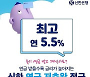 신한은행, 연금 저축왕 적금 출시… 최고 연 5.5% 금리